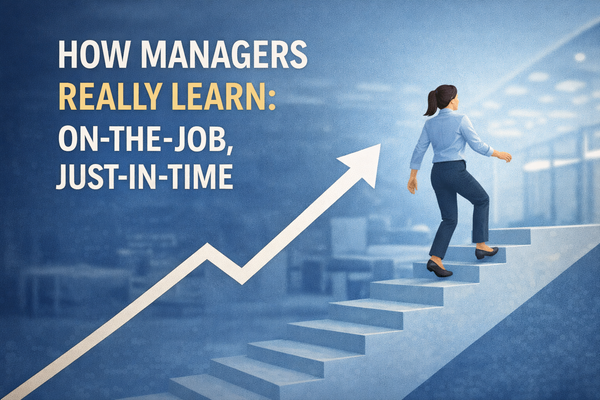 How Managers Really Learn: On-the-Job, Just-in-Time